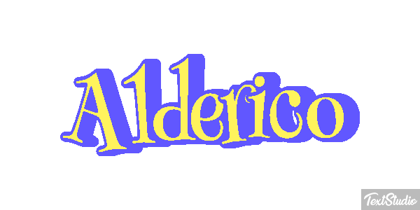 Alderico Текстовый эффект