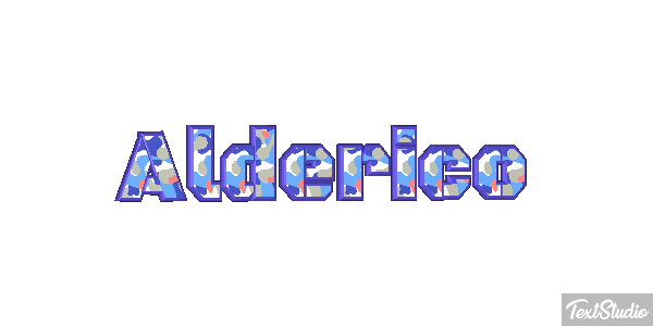 Alderico Текстовый эффект