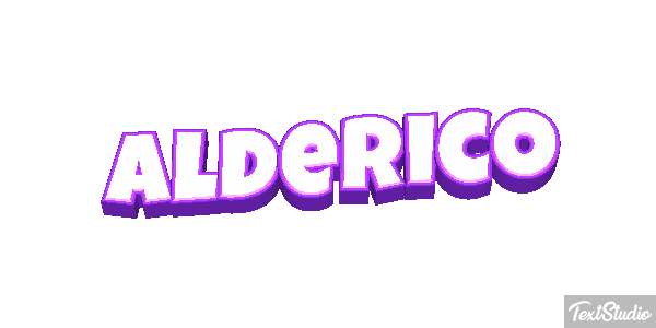 Alderico Текстовый эффект