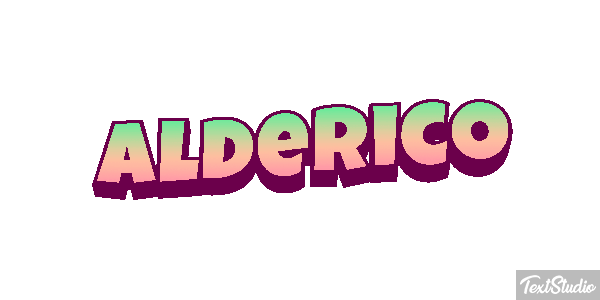 Alderico Текстовый эффект