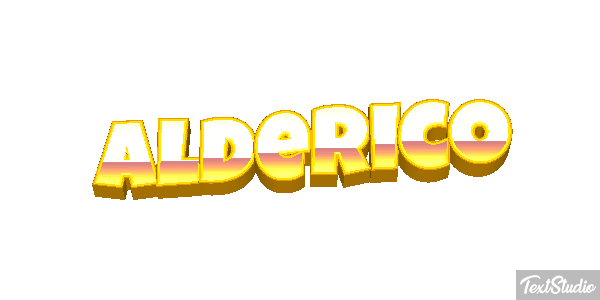 Alderico Текстовый эффект