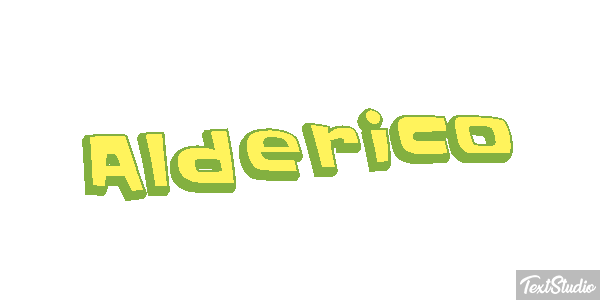Alderico Текстовый эффект
