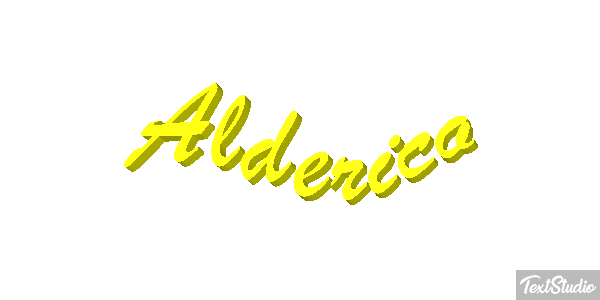 Alderico Текстовый эффект