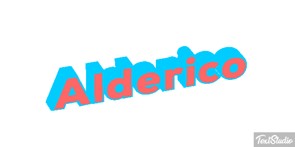 Alderico Текстовый эффект
