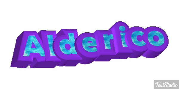 Alderico Текстовый эффект