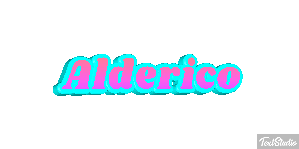 Alderico Текстовый эффект