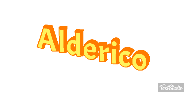 Alderico Текстовый эффект