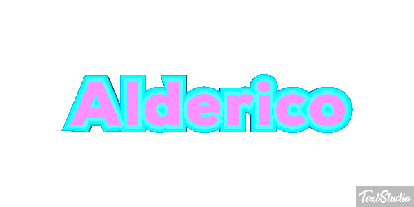 Alderico Текстовый эффект