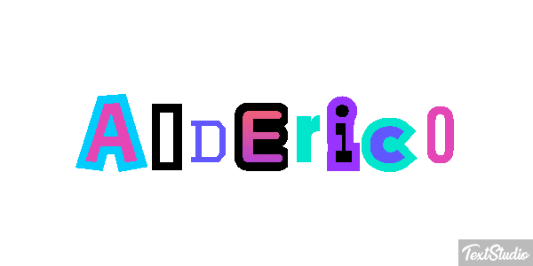 Alderico Текстовый эффект