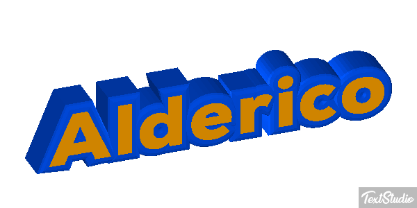 Alderico Текстовый эффект