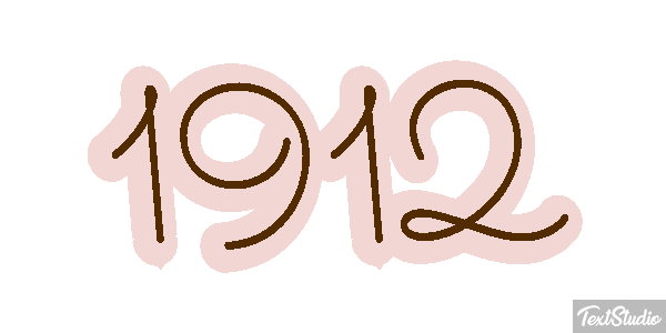 1912 Efeito do texto