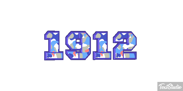 1912 Efeito do texto