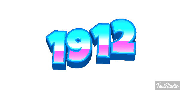 1912 Efeito do texto