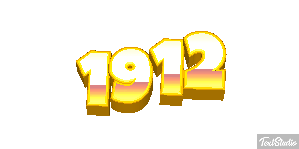 1912 Efeito do texto
