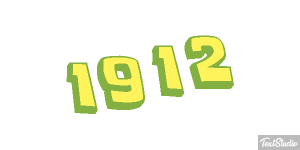 1912 Efeito do texto