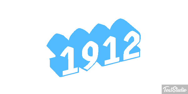 1912 Efeito do texto