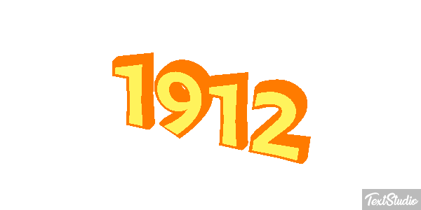 1912 Efeito do texto