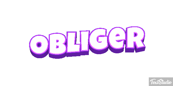 Obliger Effet de texte