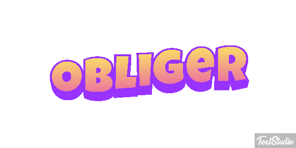 Obliger Effet de texte