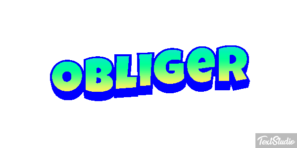 Obliger Effet de texte