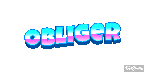 Obliger Effet de texte