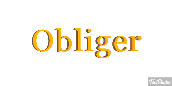 Obliger Effet de texte