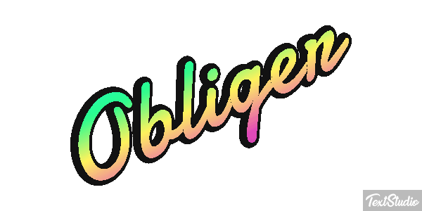 Obliger Effet de texte