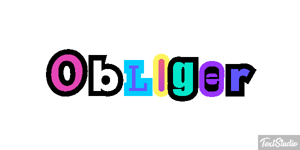 Obliger Effet de texte