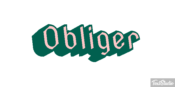 Obliger Effet de texte