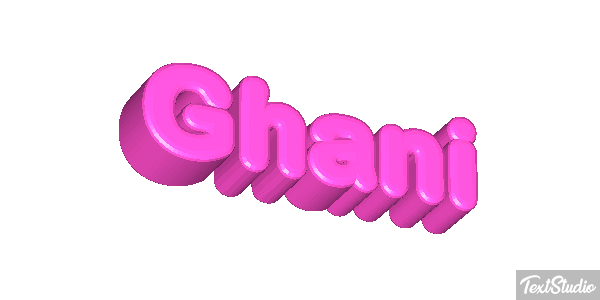 Ghani Текстовый эффект