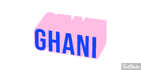 Ghani Текстовый эффект