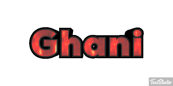 Ghani Текстовый эффект