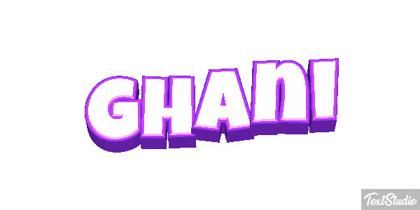 Ghani Текстовый эффект