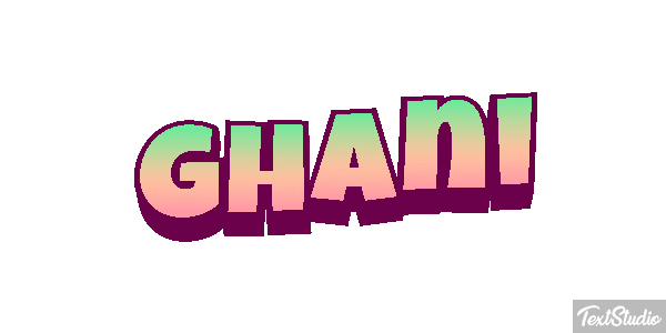 Ghani Текстовый эффект