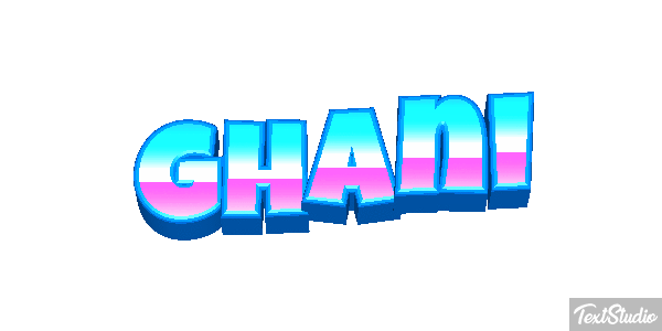 Ghani Текстовый эффект
