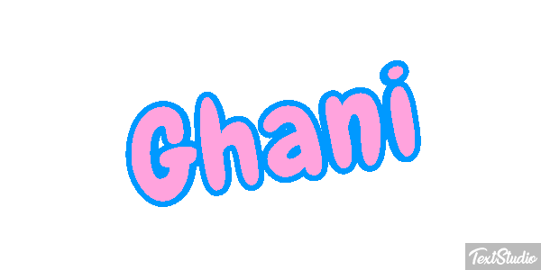 Ghani Текстовый эффект