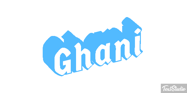 Ghani Текстовый эффект
