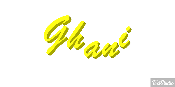 Ghani Текстовый эффект