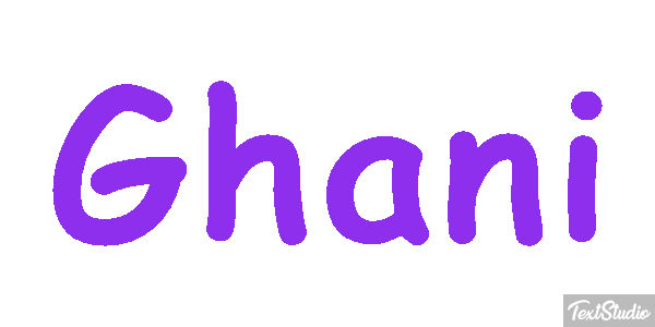 Ghani Текстовый эффект