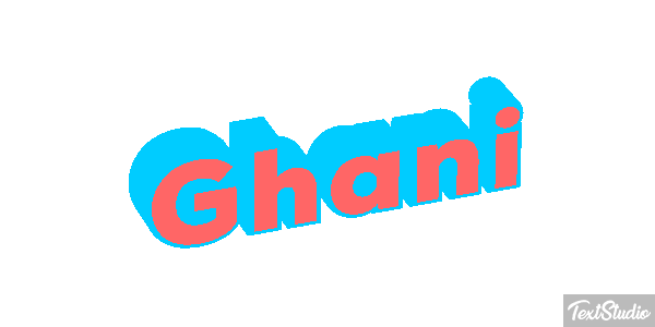 Ghani Текстовый эффект