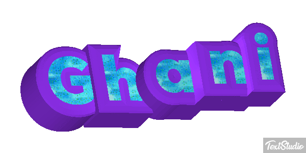 Ghani Текстовый эффект