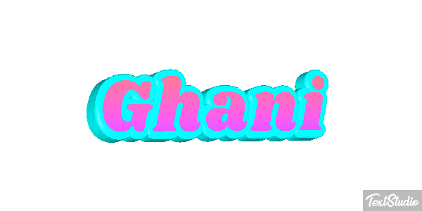 Ghani Текстовый эффект