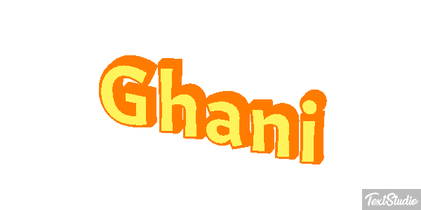 Ghani Текстовый эффект