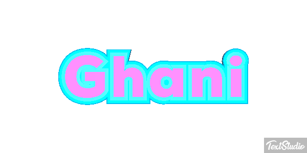 Ghani Текстовый эффект