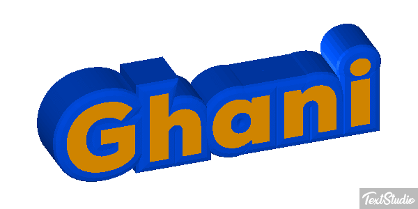 Ghani Текстовый эффект