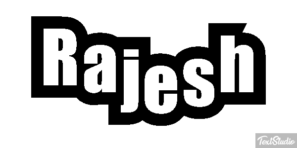 Rajesh Effetto testo