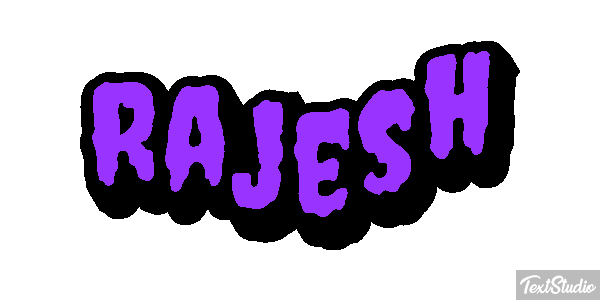 Rajesh Effetto testo