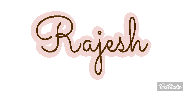 Rajesh Effetto testo