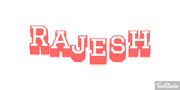 Rajesh Effetto testo