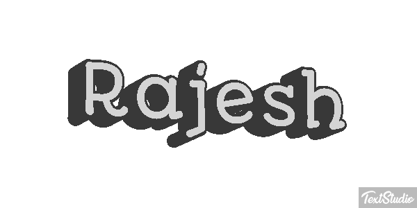 Rajesh Effetto testo